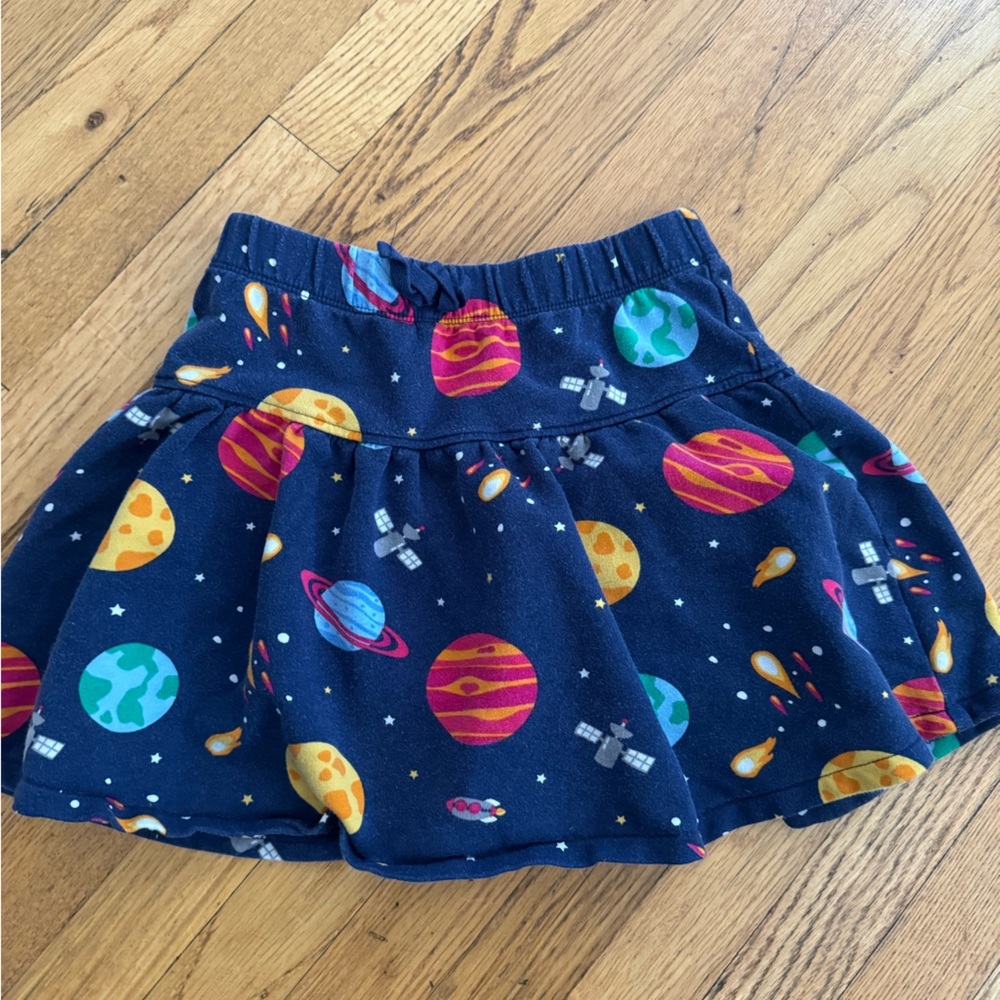 Gymboree Navy Space Print Skirt